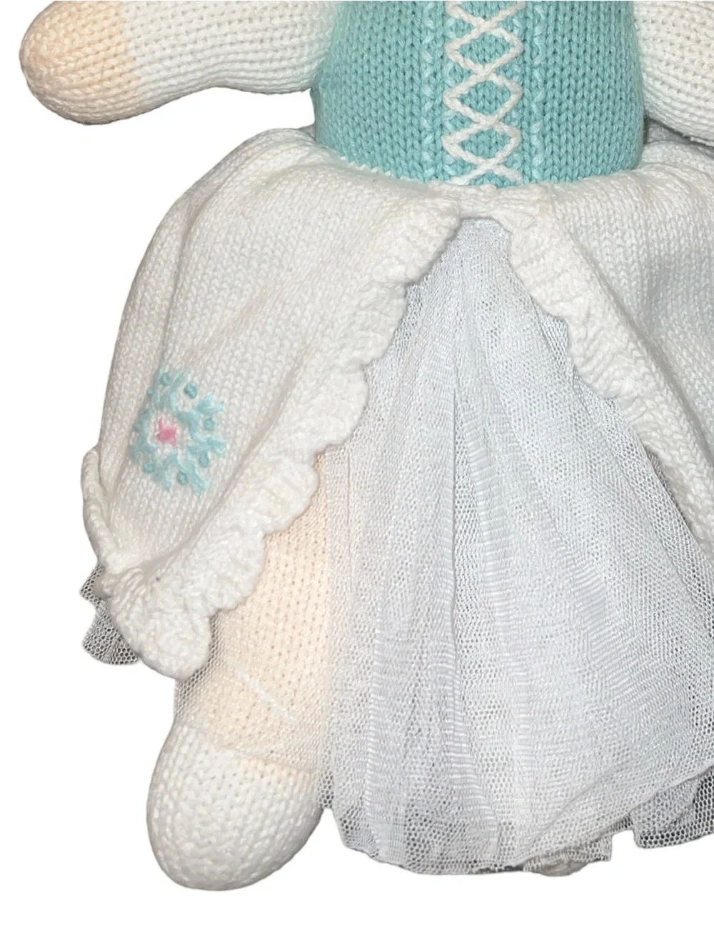 Zubels Charlotte the Ice Princess Stuffed Knit Doll Baby Plush